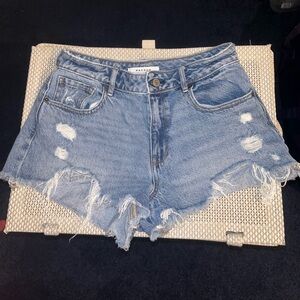 PacSun high rise festival Jean shorts
